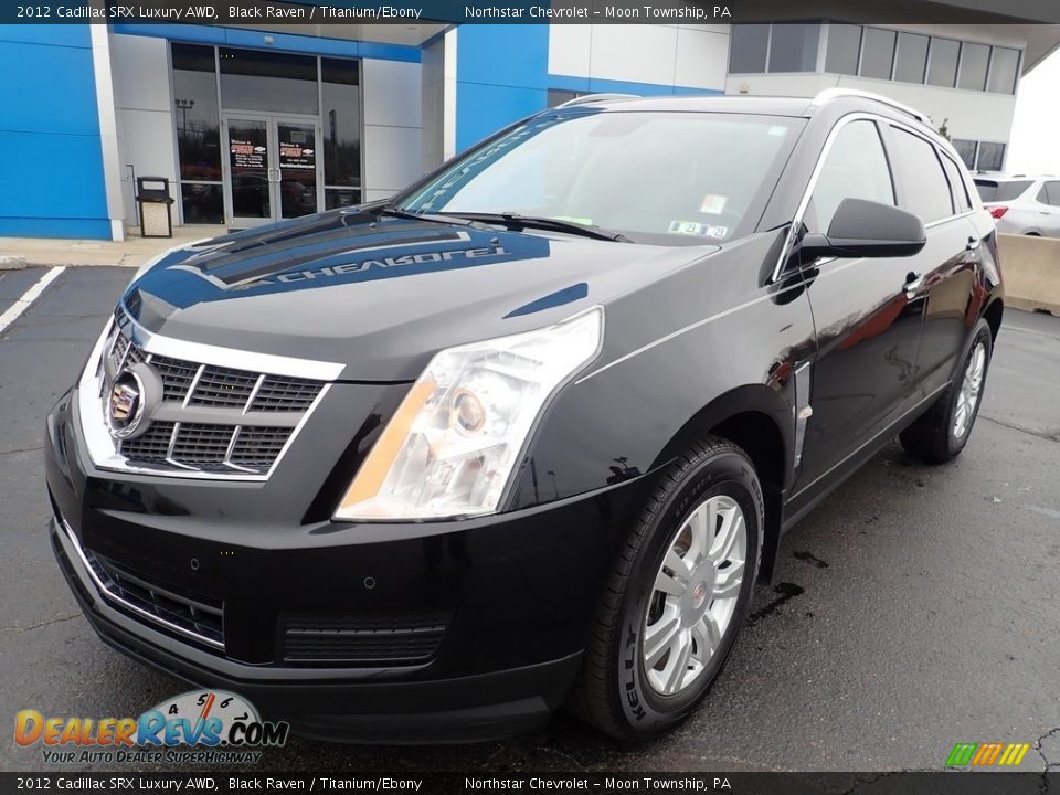 2012 Cadillac SRX Luxury AWD Black Raven / Titanium/Ebony Photo #2