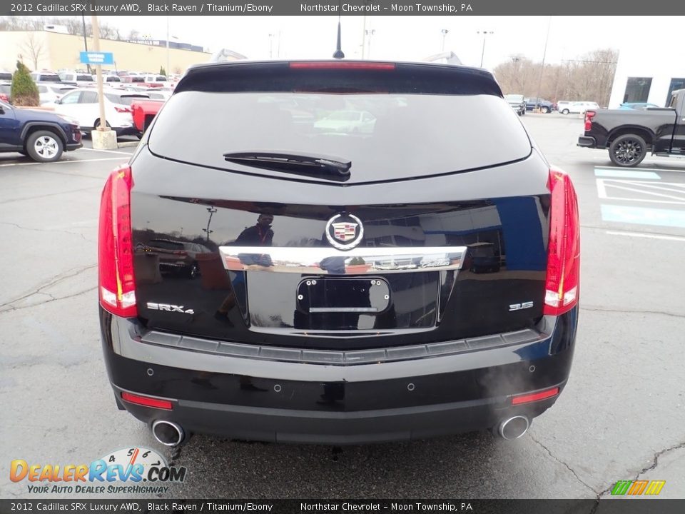 2012 Cadillac SRX Luxury AWD Black Raven / Titanium/Ebony Photo #6