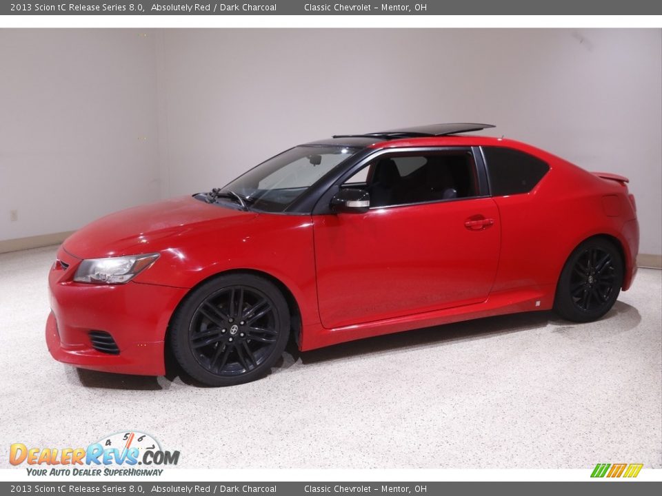 2013 Scion tC Release Series 8.0 Absolutely Red / Dark Charcoal Photo #3