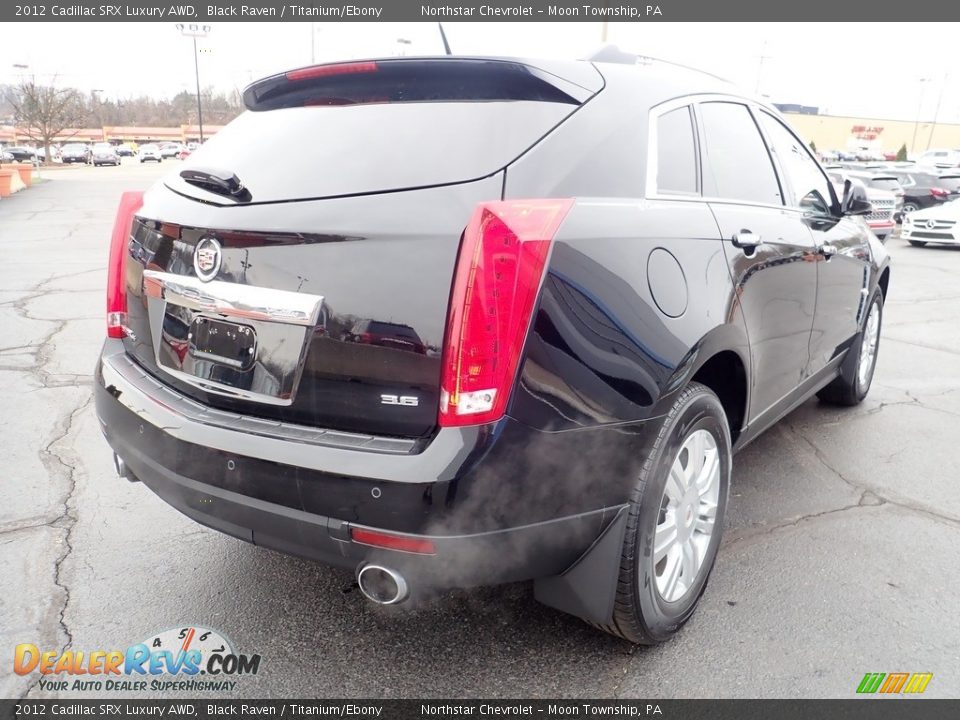 2012 Cadillac SRX Luxury AWD Black Raven / Titanium/Ebony Photo #8