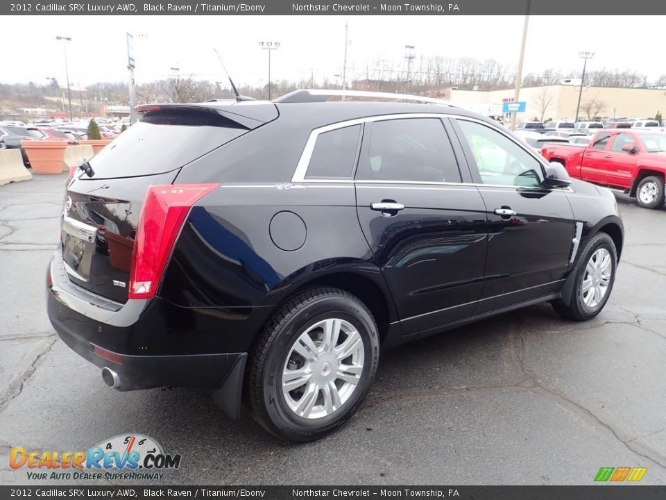 2012 Cadillac SRX Luxury AWD Black Raven / Titanium/Ebony Photo #9