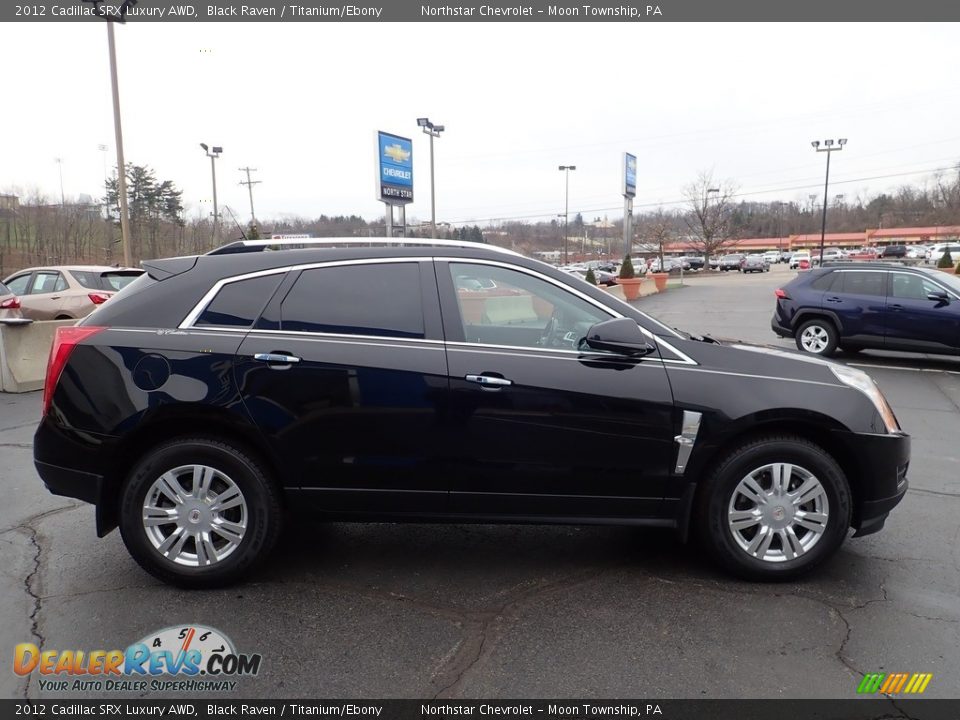 2012 Cadillac SRX Luxury AWD Black Raven / Titanium/Ebony Photo #10