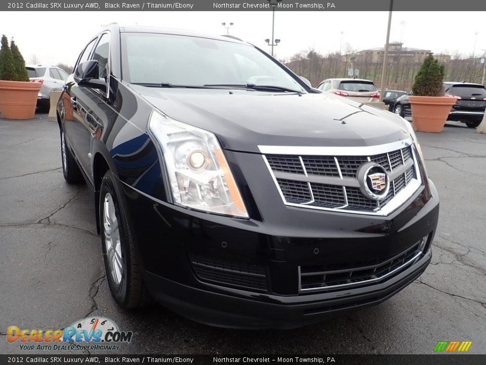 2012 Cadillac SRX Luxury AWD Black Raven / Titanium/Ebony Photo #12