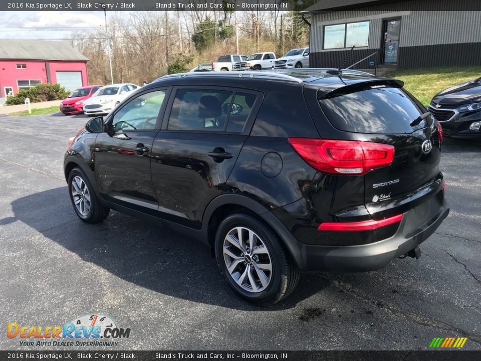 2016 Kia Sportage LX Black Cherry / Black Photo #10