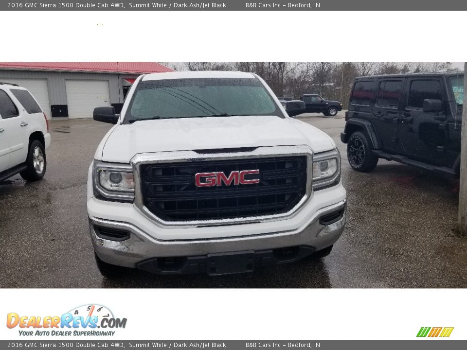 2016 GMC Sierra 1500 Double Cab 4WD Summit White / Dark Ash/Jet Black Photo #2