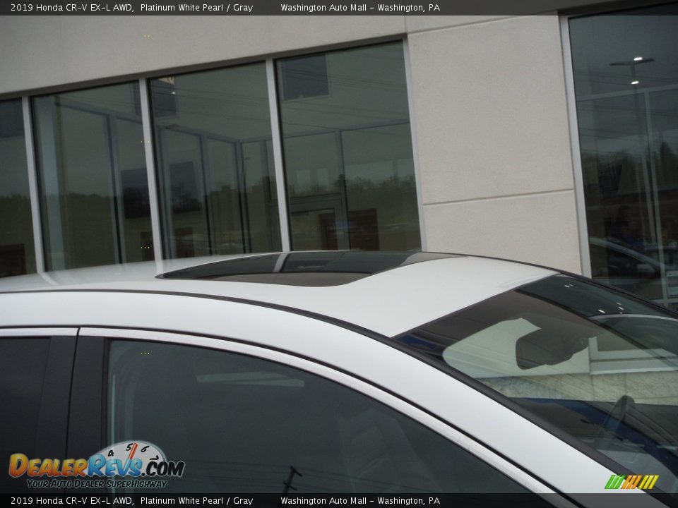 2019 Honda CR-V EX-L AWD Platinum White Pearl / Gray Photo #4