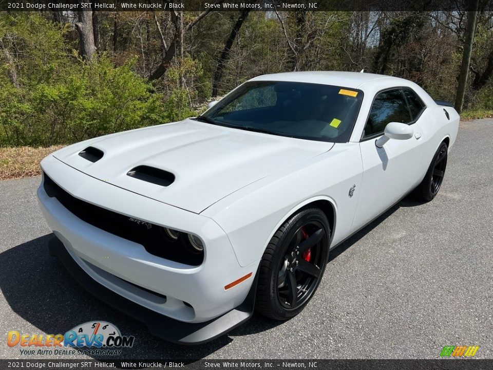 2021 Dodge Challenger SRT Hellcat White Knuckle / Black Photo #3