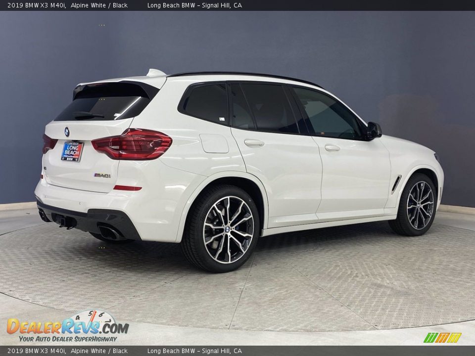 2019 BMW X3 M40i Alpine White / Black Photo #5