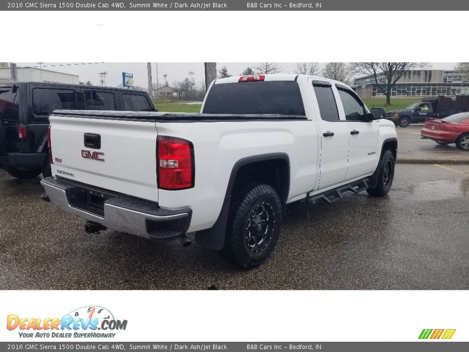 2016 GMC Sierra 1500 Double Cab 4WD Summit White / Dark Ash/Jet Black Photo #6