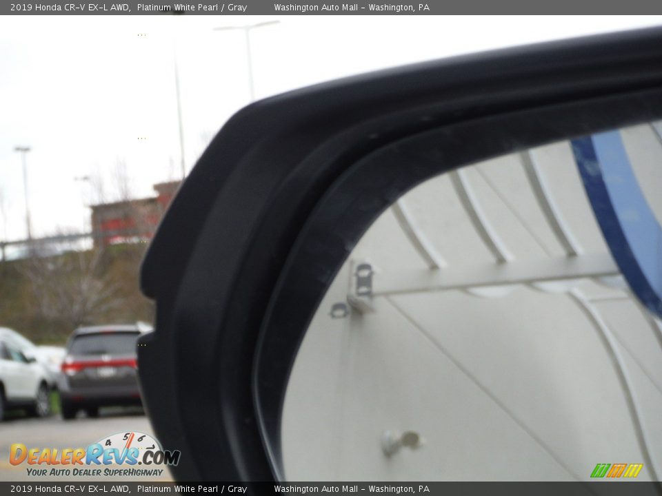 2019 Honda CR-V EX-L AWD Platinum White Pearl / Gray Photo #8