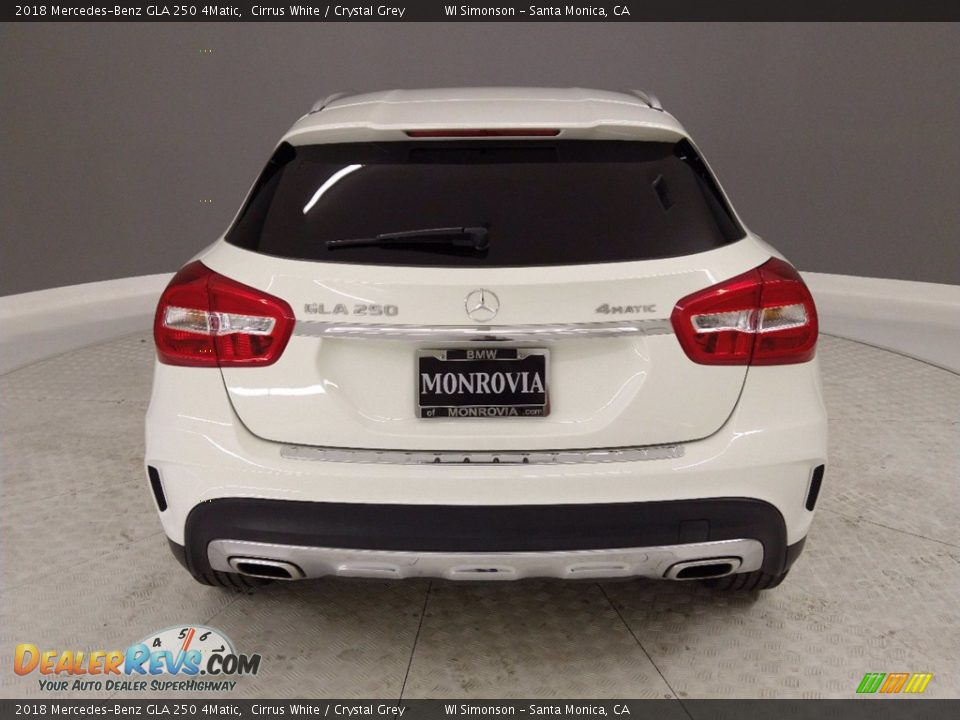 2018 Mercedes-Benz GLA 250 4Matic Cirrus White / Crystal Grey Photo #7