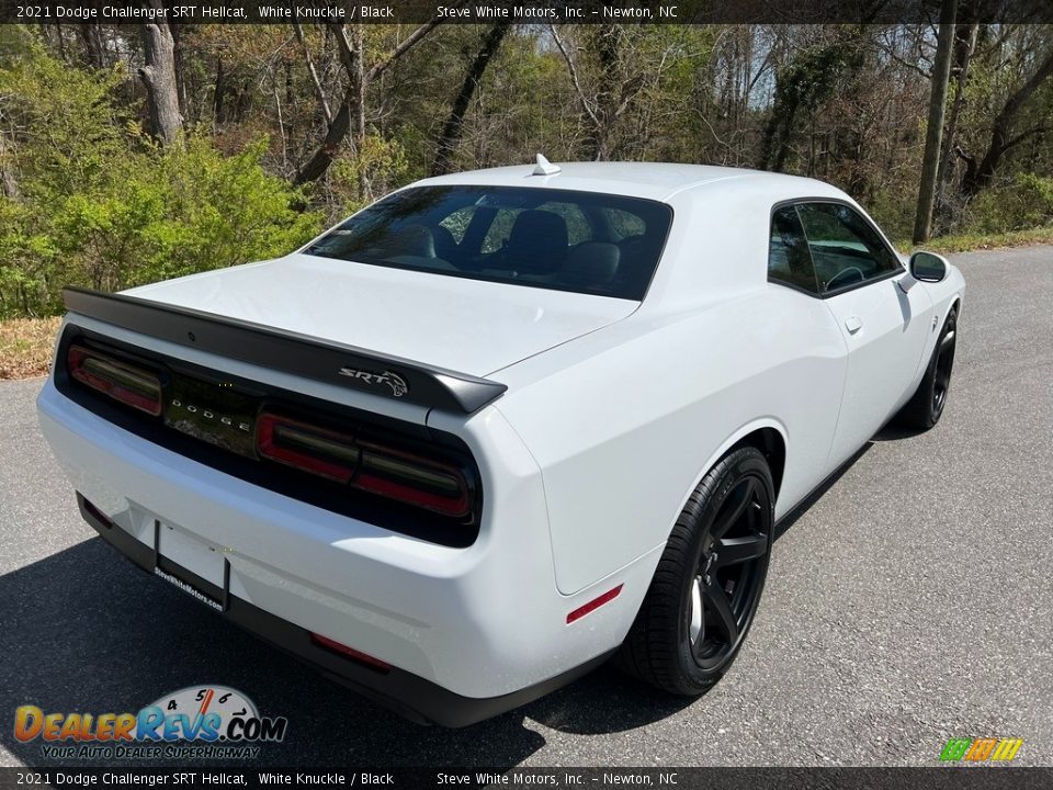 2021 Dodge Challenger SRT Hellcat White Knuckle / Black Photo #7