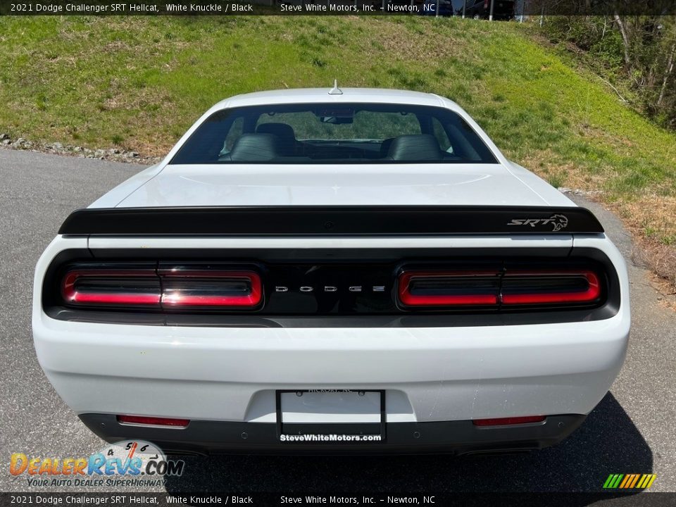 2021 Dodge Challenger SRT Hellcat White Knuckle / Black Photo #8