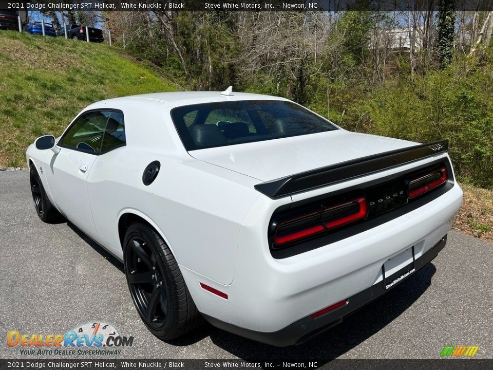 2021 Dodge Challenger SRT Hellcat White Knuckle / Black Photo #9