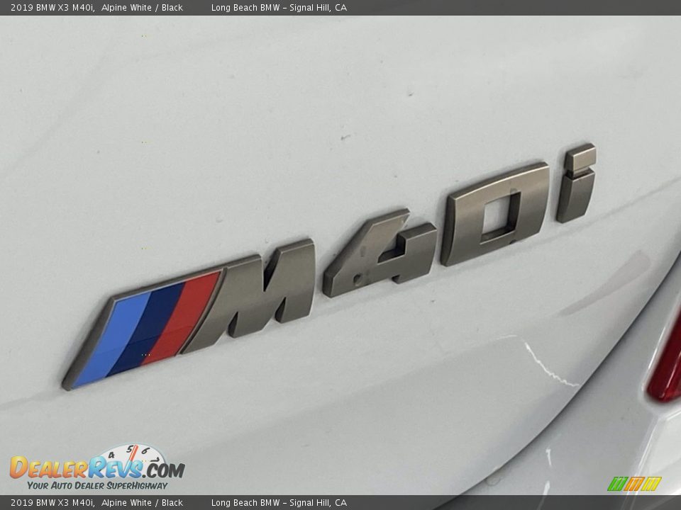 2019 BMW X3 M40i Alpine White / Black Photo #11