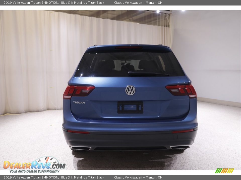 2019 Volkswagen Tiguan S 4MOTION Blue Silk Metallic / Titan Black Photo #16