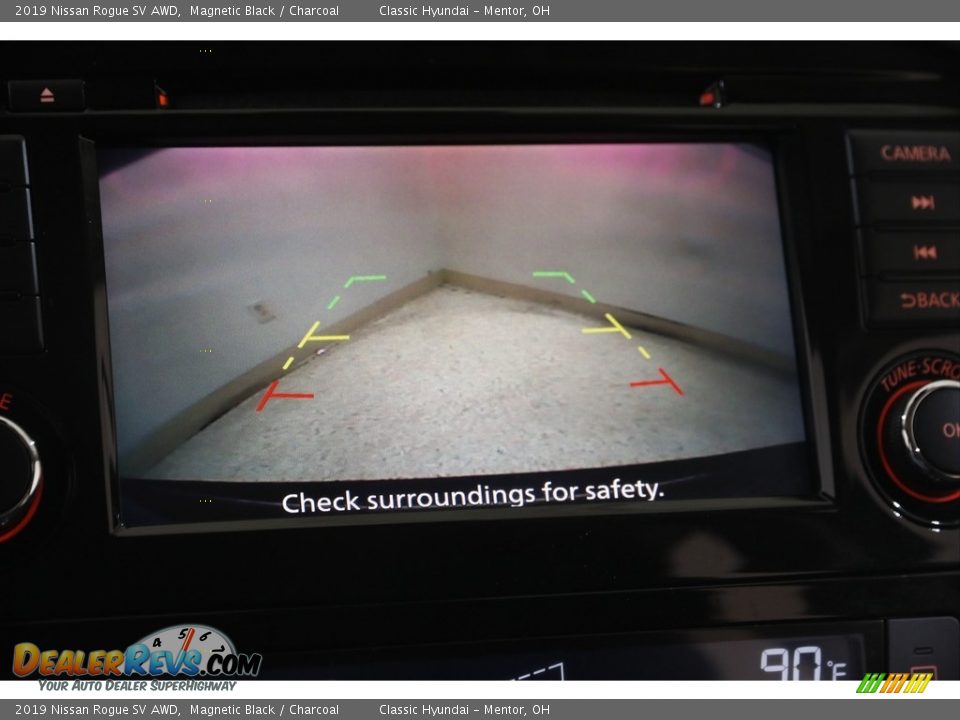 2019 Nissan Rogue SV AWD Magnetic Black / Charcoal Photo #11