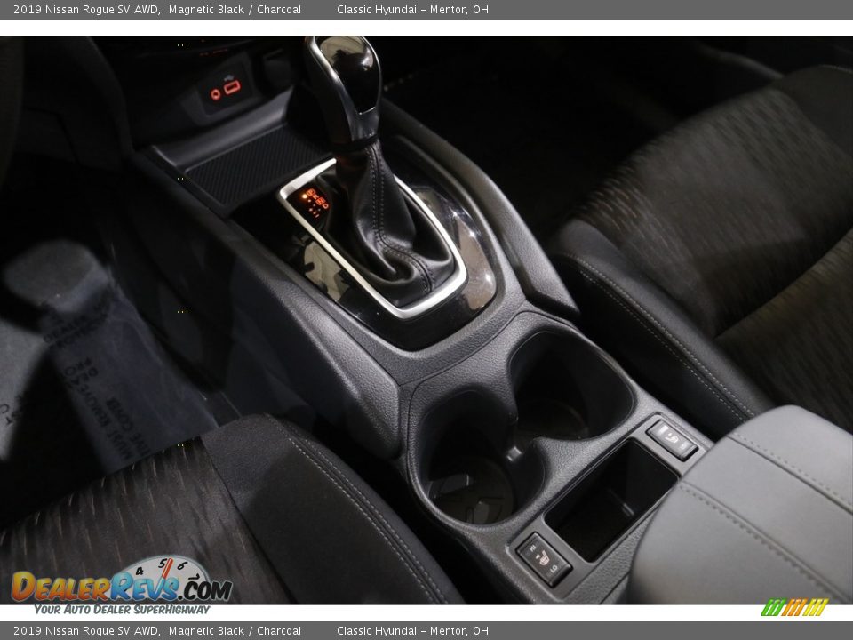 2019 Nissan Rogue SV AWD Magnetic Black / Charcoal Photo #13