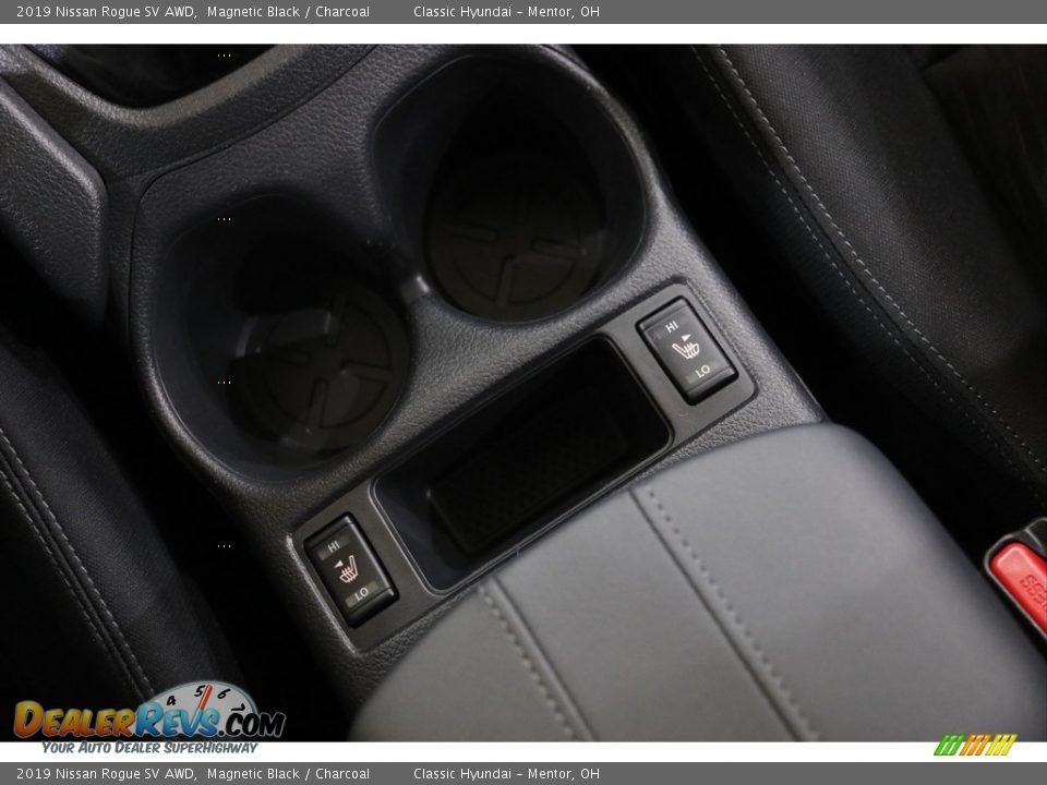 2019 Nissan Rogue SV AWD Magnetic Black / Charcoal Photo #14