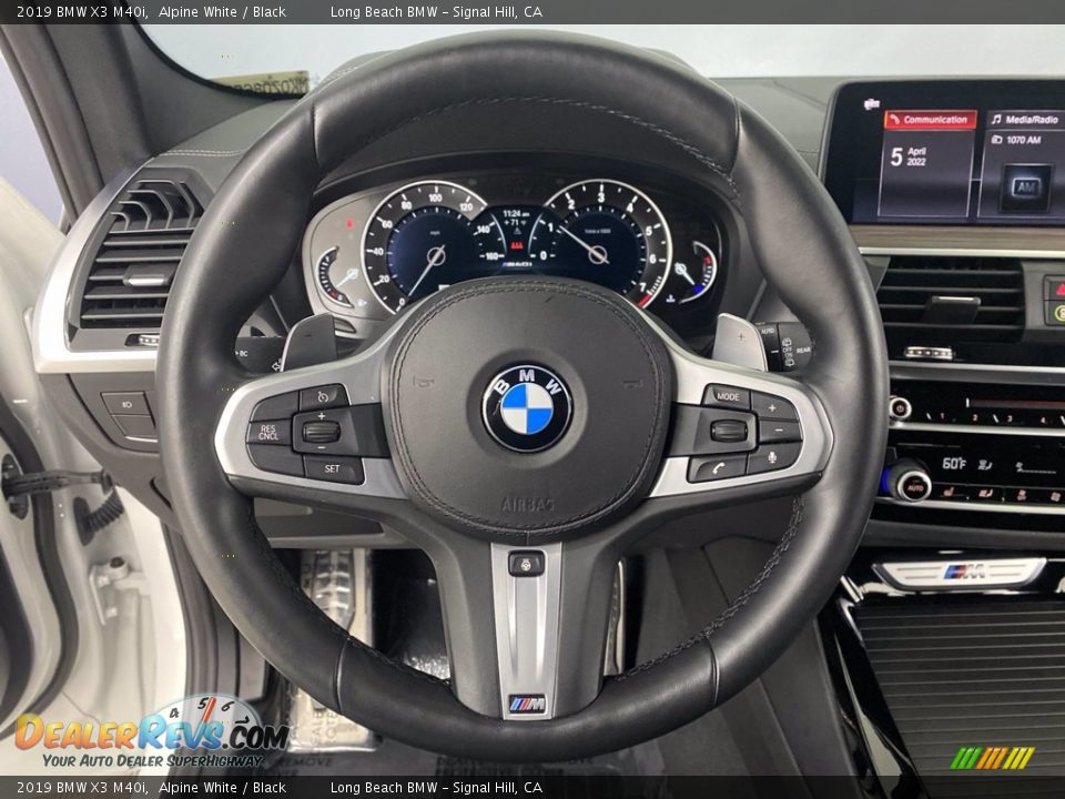 2019 BMW X3 M40i Alpine White / Black Photo #18