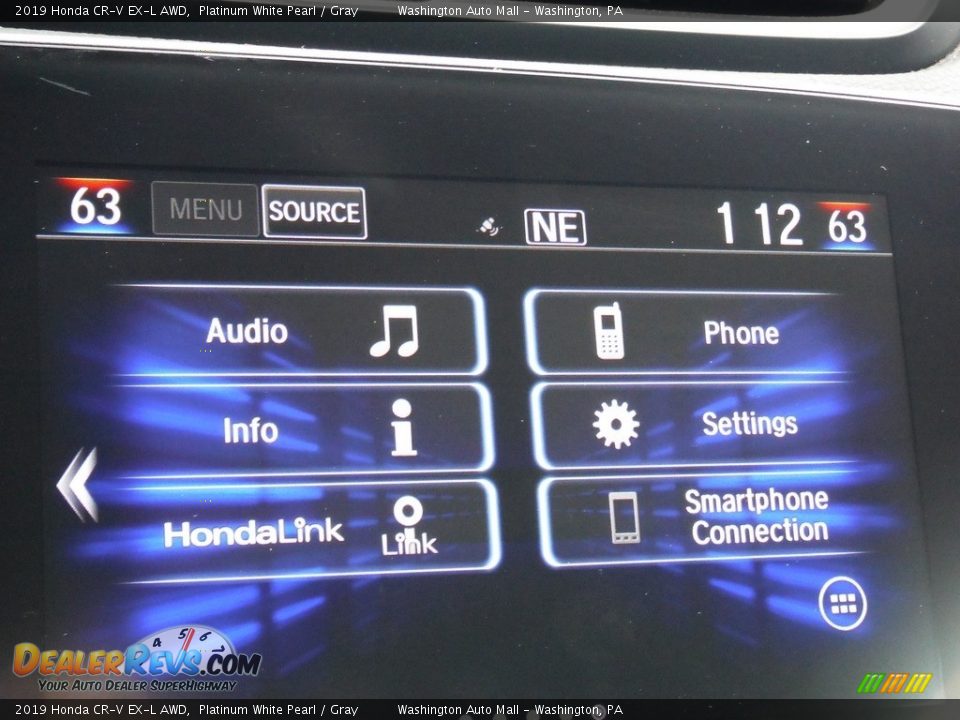 2019 Honda CR-V EX-L AWD Platinum White Pearl / Gray Photo #21