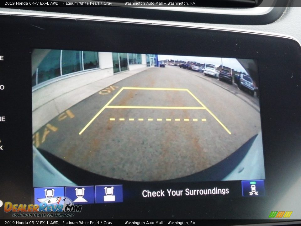 2019 Honda CR-V EX-L AWD Platinum White Pearl / Gray Photo #23