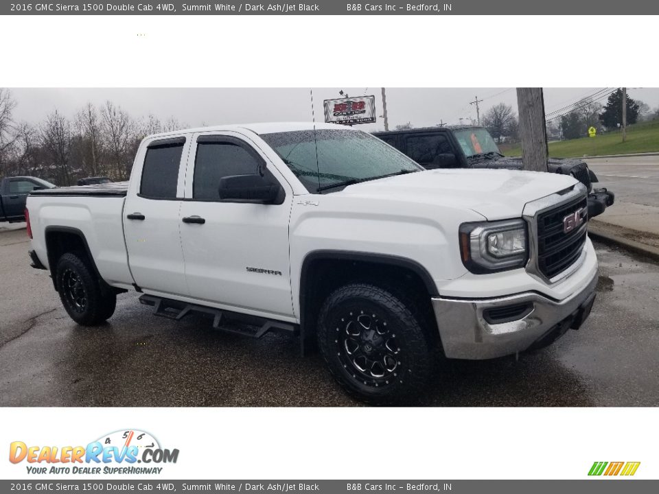 2016 GMC Sierra 1500 Double Cab 4WD Summit White / Dark Ash/Jet Black Photo #24