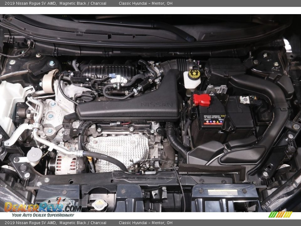 2019 Nissan Rogue SV AWD Magnetic Black / Charcoal Photo #19