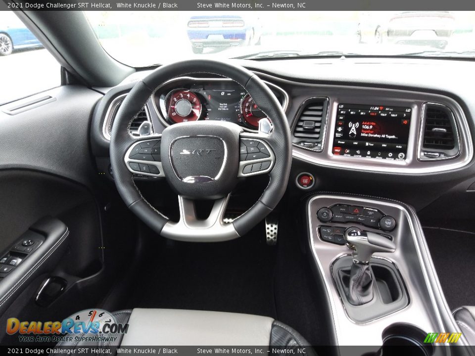 2021 Dodge Challenger SRT Hellcat White Knuckle / Black Photo #19