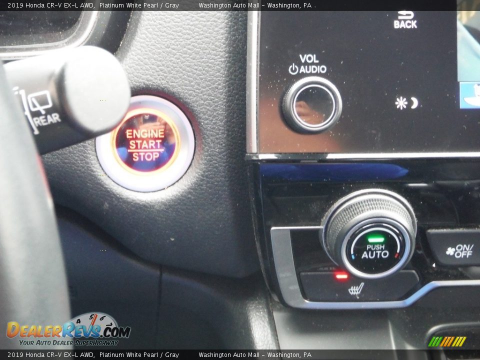 2019 Honda CR-V EX-L AWD Platinum White Pearl / Gray Photo #24