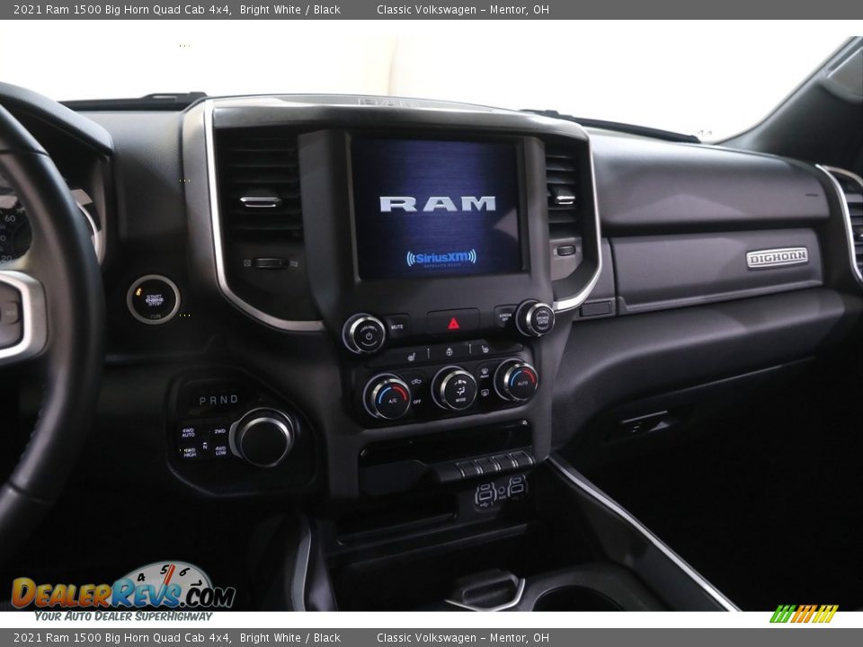 2021 Ram 1500 Big Horn Quad Cab 4x4 Bright White / Black Photo #9
