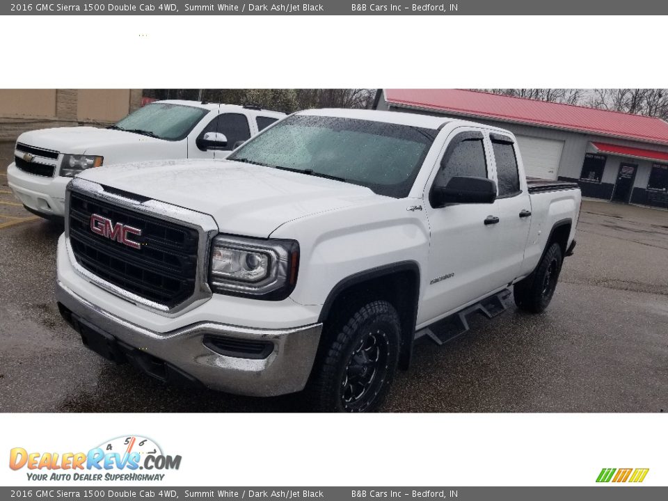 2016 GMC Sierra 1500 Double Cab 4WD Summit White / Dark Ash/Jet Black Photo #25