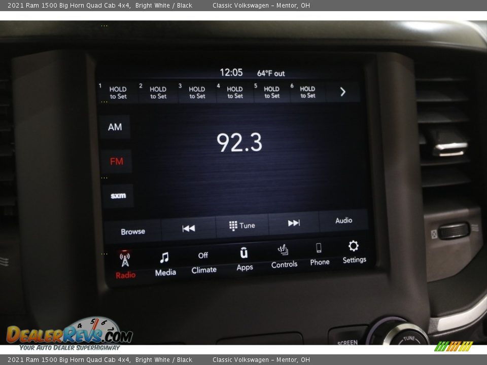 2021 Ram 1500 Big Horn Quad Cab 4x4 Bright White / Black Photo #10