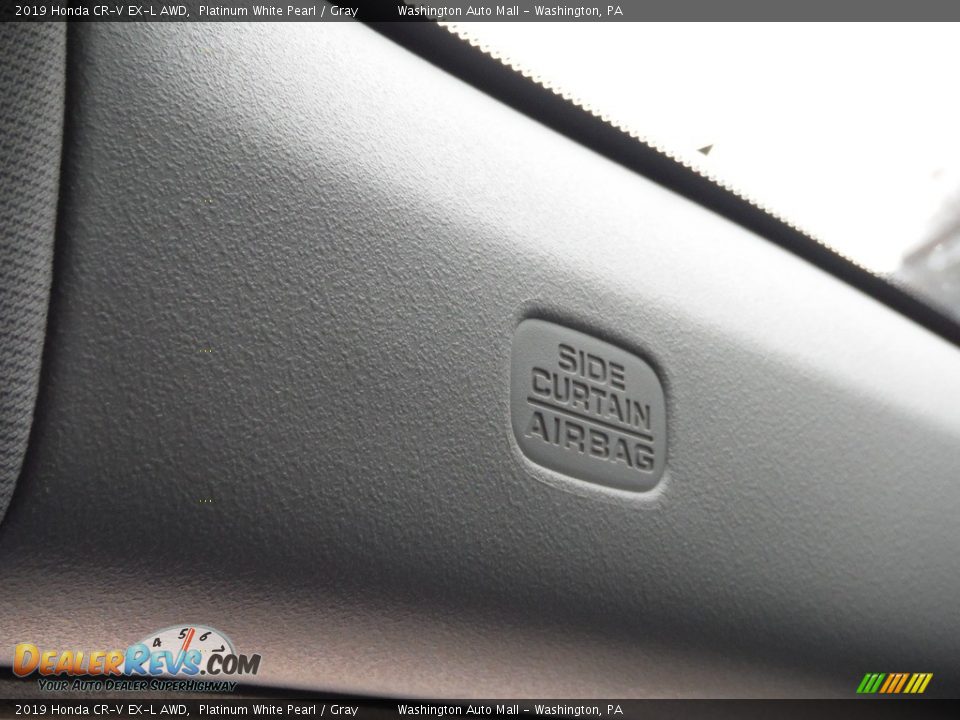 2019 Honda CR-V EX-L AWD Platinum White Pearl / Gray Photo #27