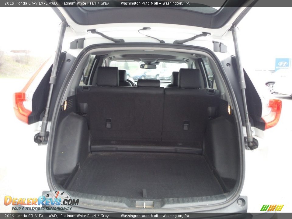 2019 Honda CR-V EX-L AWD Platinum White Pearl / Gray Photo #29