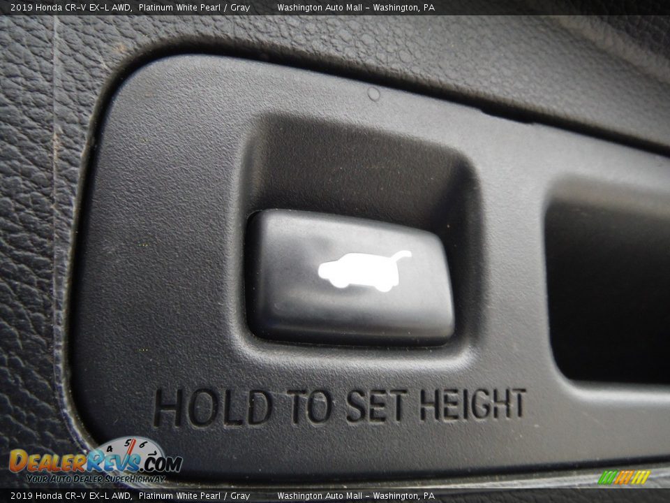 2019 Honda CR-V EX-L AWD Platinum White Pearl / Gray Photo #30