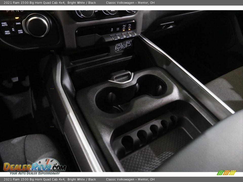 2021 Ram 1500 Big Horn Quad Cab 4x4 Bright White / Black Photo #17