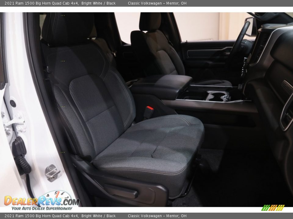2021 Ram 1500 Big Horn Quad Cab 4x4 Bright White / Black Photo #19
