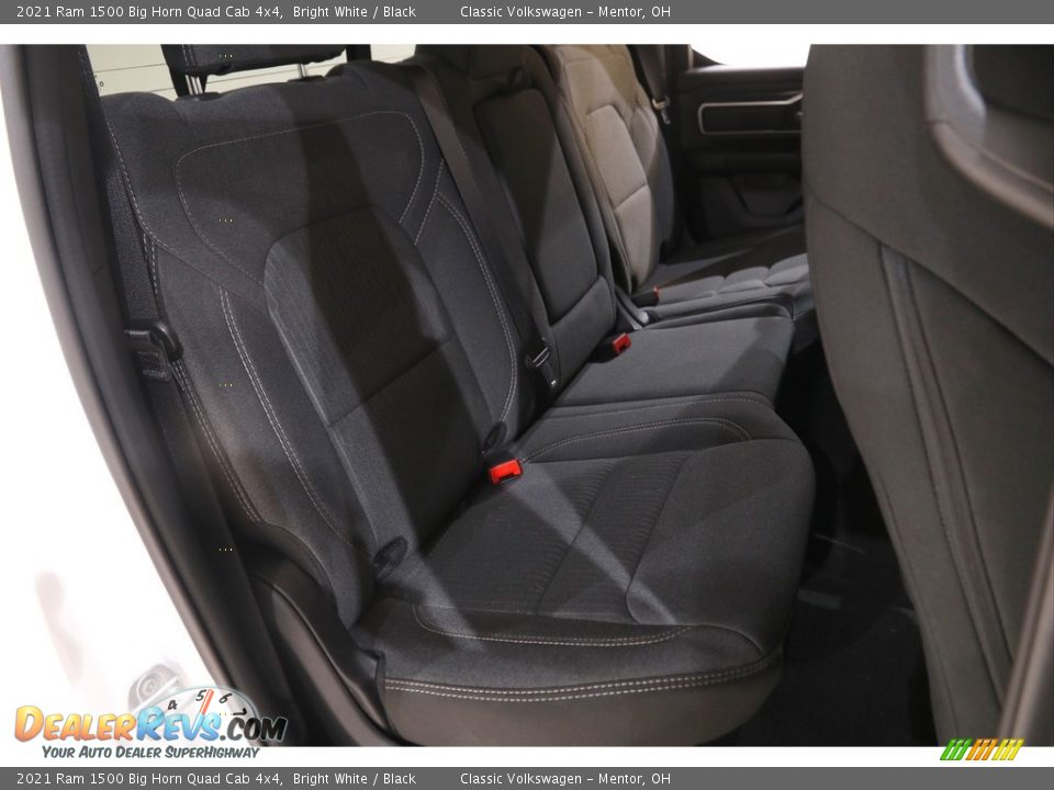 2021 Ram 1500 Big Horn Quad Cab 4x4 Bright White / Black Photo #20