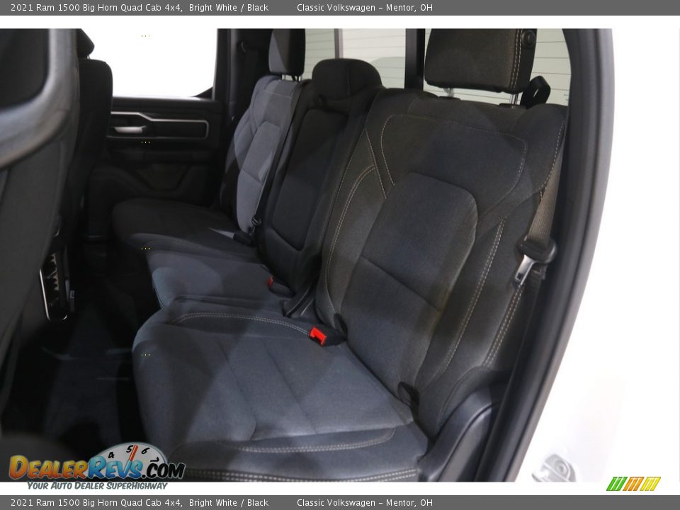 2021 Ram 1500 Big Horn Quad Cab 4x4 Bright White / Black Photo #21