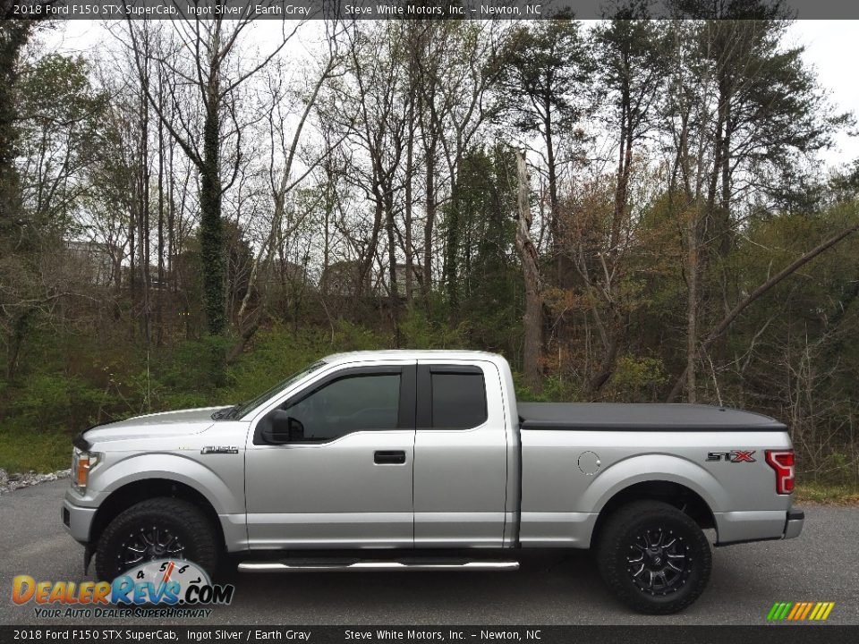 2018 Ford F150 STX SuperCab Ingot Silver / Earth Gray Photo #1