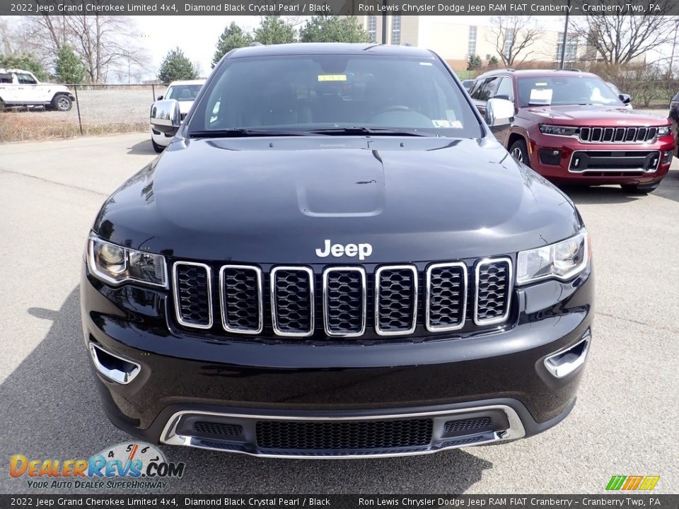 2022 Jeep Grand Cherokee Limited 4x4 Diamond Black Crystal Pearl / Black Photo #9