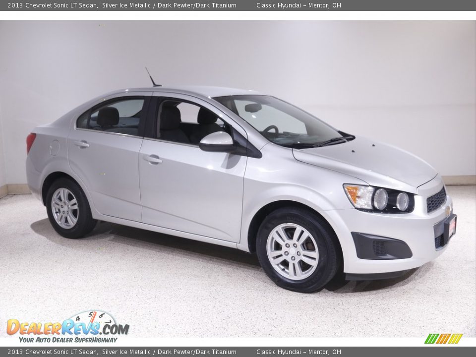 2013 Chevrolet Sonic LT Sedan Silver Ice Metallic / Dark Pewter/Dark Titanium Photo #1
