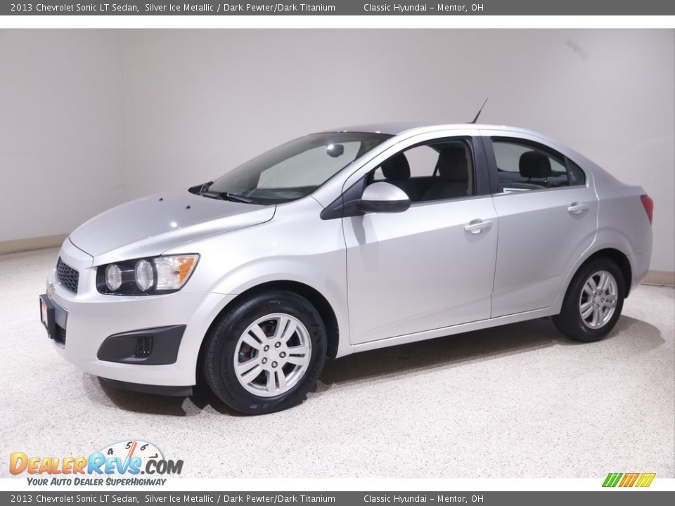 2013 Chevrolet Sonic LT Sedan Silver Ice Metallic / Dark Pewter/Dark Titanium Photo #3