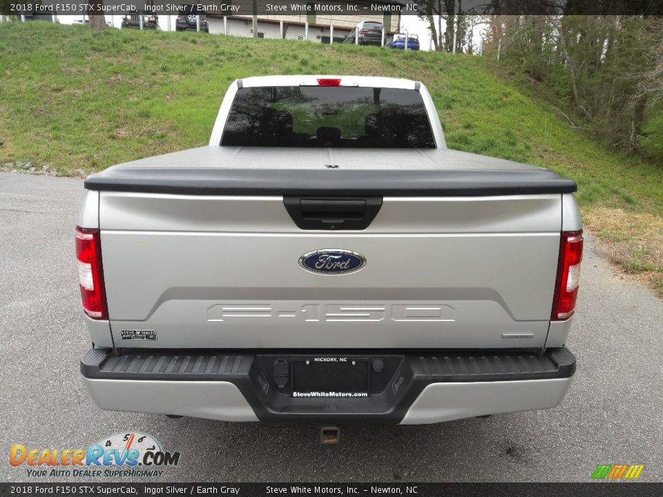 2018 Ford F150 STX SuperCab Ingot Silver / Earth Gray Photo #8