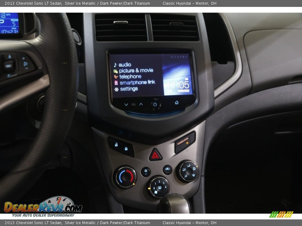 2013 Chevrolet Sonic LT Sedan Silver Ice Metallic / Dark Pewter/Dark Titanium Photo #9
