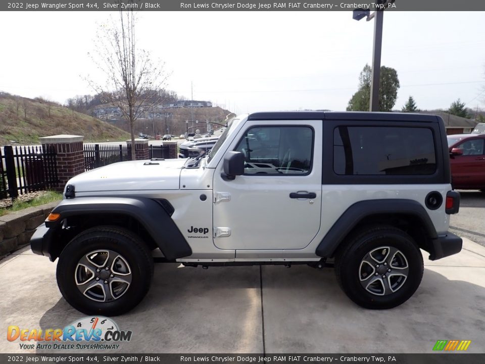 Silver Zynith 2022 Jeep Wrangler Sport 4x4 Photo #2