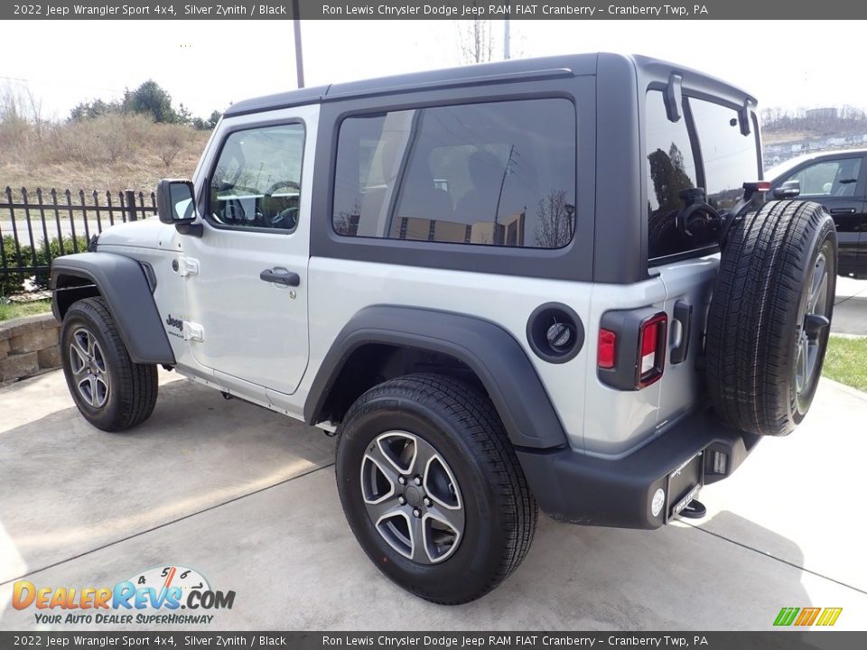 2022 Jeep Wrangler Sport 4x4 Silver Zynith / Black Photo #3