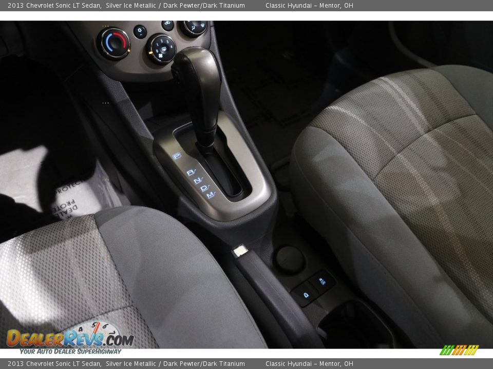 2013 Chevrolet Sonic LT Sedan Silver Ice Metallic / Dark Pewter/Dark Titanium Photo #12