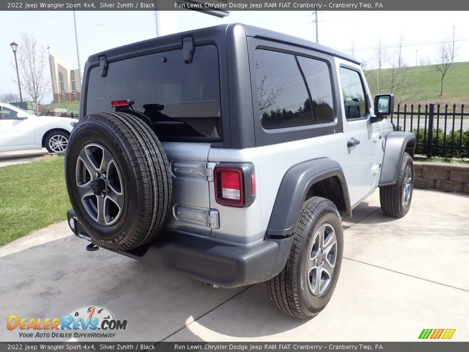 2022 Jeep Wrangler Sport 4x4 Silver Zynith / Black Photo #5